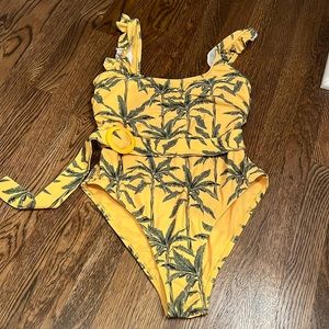Target x Aguabendita Yellow One Piece Swimsuit
